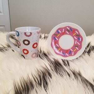 Doughnuts mug & plate set!
